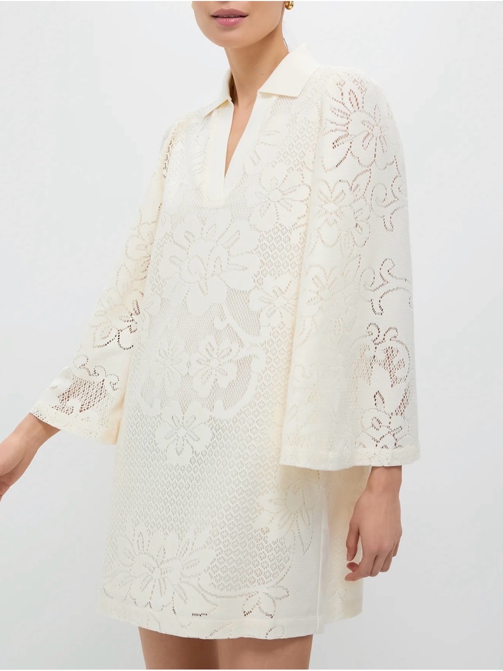 Tuckernuck Ivory Lace Courtney Dress